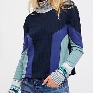 Free People cozy turtleneck swit XS casual crop